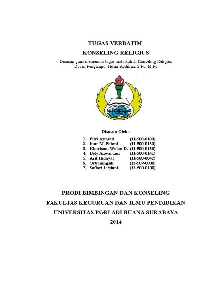 Contoh Dialog Verbatim Konseling - Simak Gambar Berikut