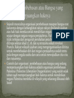 Organisasi Pembebasan Atau Bangsa Yang Sedang Memperjuangkan Haknya