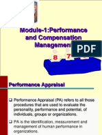 Module-1:Performance and Compensation Management