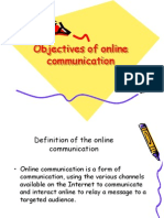 Objectives of Online Communication
