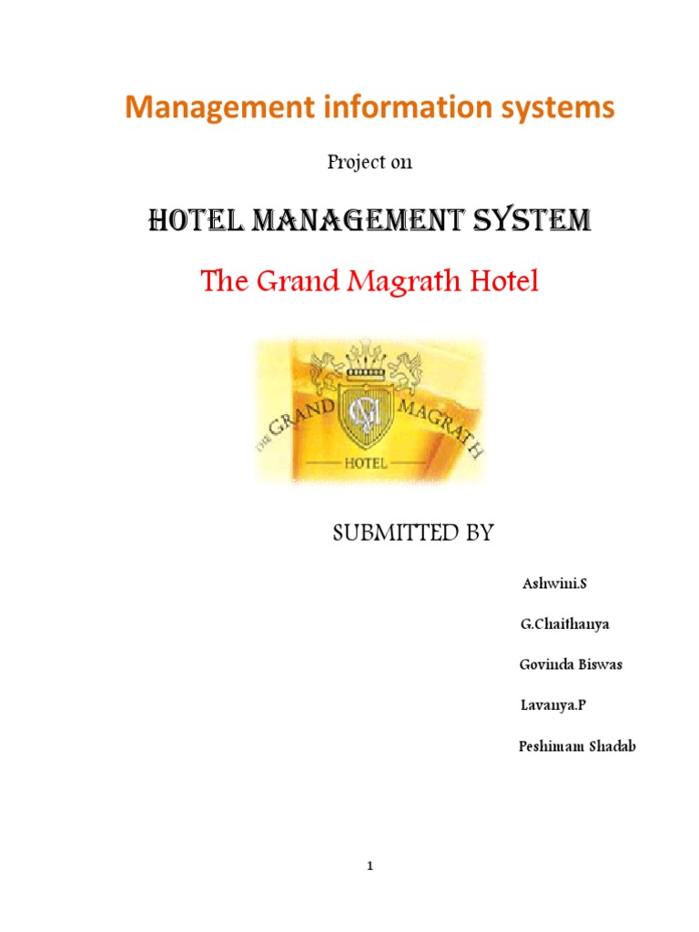 Hotel Management System Overview | PDF | Hotel | Point Of Sale