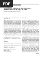 Paddy and Water Environment Volume 8 issue 1 2010 [doi 10.1007%2Fs10333-009-0186-6] Sansfica M. Young; A. Pitawala; Jagath Gunatilake -- Fate of phosphate and nitrate in waters of an intensive agricultural area in the dr.pdf