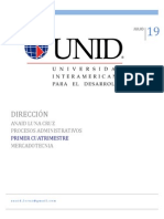 Dirección: Anaid Luna Cruz Procesos Administrativos Mercadotecnia