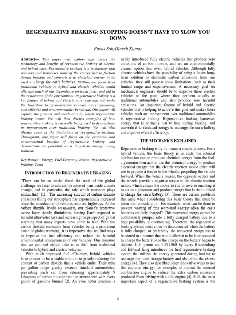 Braking research paper image