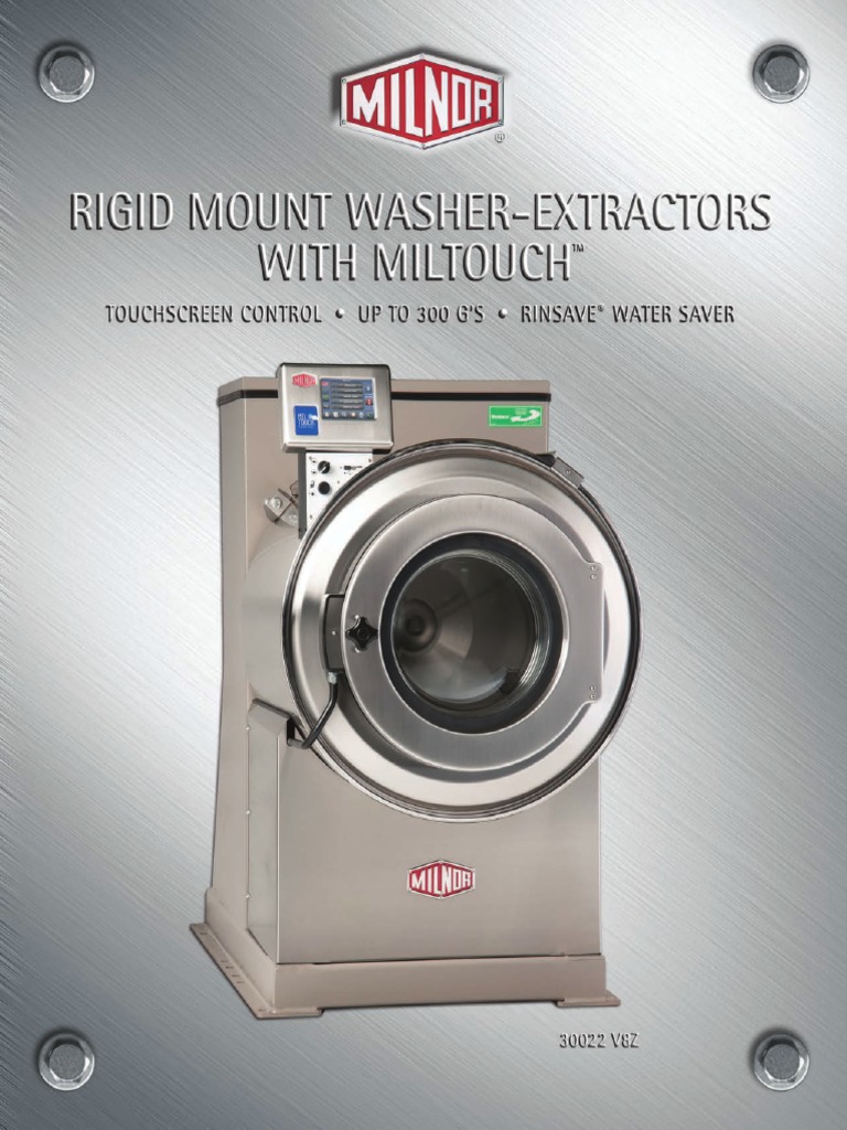 Milnor Washer Troubleshooting Guide