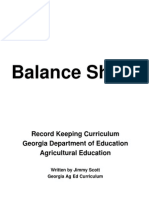 recordkeeping curriculum balance sheet