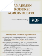 manajemen produksi agroindustri