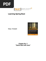 Learning Spring Boot: Chapter No. 2 "Quick Start With Java"