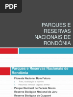 Parques e Reservas Nacionais de RONDÔNIA