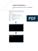Assignment Programming C++: Language Software