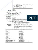 UT Dallas Syllabus For Stat4351.501.07f Taught by Yuly Koshevnik (Yxk055000)