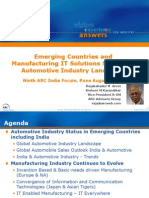 Emerging Countries and Manufacturing IT Solutions Will Shape the Automotive Industry Landscape