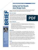 Correlating Soil Test Results To Reduce Design Costs: What's The Problem?