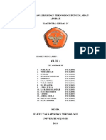 Makalah Analisis Dan Teknologi Pengolahan Limbah