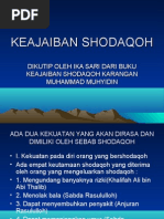 Download KEAJAIBAN SHODAQOH by jdiplndisjaya SN24830509 doc pdf
