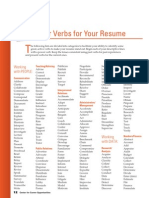 Power Verbs For Your Resume: Working With PEOPLE