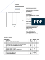 Deflection of Beam With Tbeam Effect