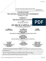 On Deck Form S-1 IPO