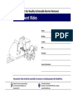 Amusement Rides: ADA Checklist For Readily Achievable Barrier Removal