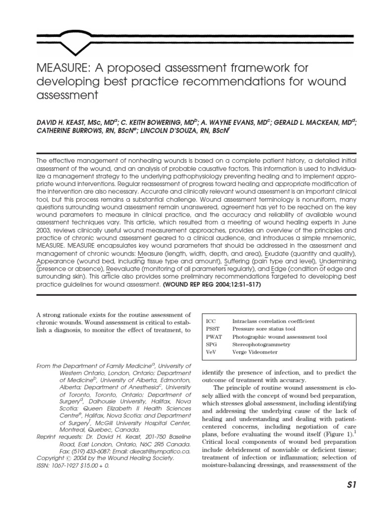 Wound Measure PDF Wound Accuracy And Precision