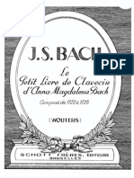 Orgao - Estudo - Anna Magdalena, Js Bach - 20 Peças Fáceis PDF