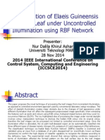 Classification of Elaeis Guineensis Disease-Leaf Under Uncontrolled Illumination Using RBF Network