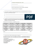 Y8N - Investigations - M2M - LA Task - Proposal Form