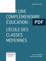 Erwan Le Noan et Dominique Reynié : Pour une complémentaire éducation : l'école des classes moyennes