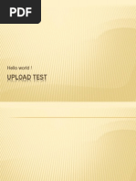 Test Upload Document | PDF