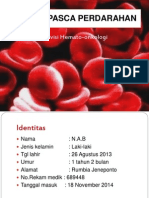 Anemia Pasca Perdarahan