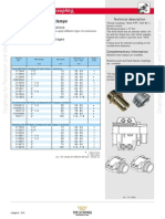 NPT Thread Male Coupling,: Smooth Shank, Including Aluminium Clamps