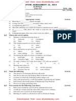 CBSE Class 7 Science Sample Paper SA2 2014