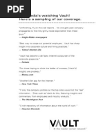 Vault Career Guide to Venture Capital