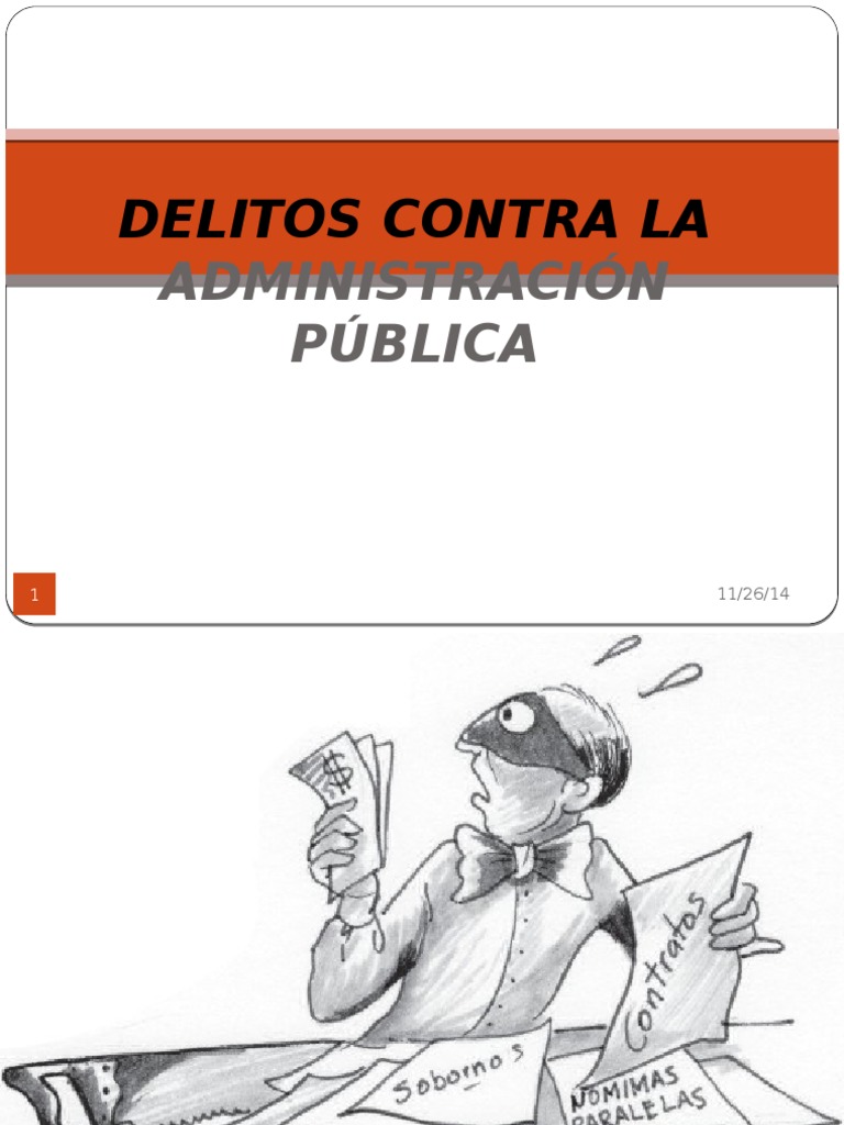 Delitos Contra La Administración Pública | PDF | Delito | Derecho penal