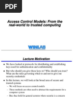 Access Control Models