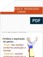 Correlação e Regressão Linear