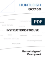 Manual de Usuario Monitor de Signos Huntleigh SC750