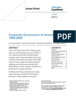 HP Corporate Governance 1999-2005
