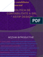 Politica de Contabilitate A SRL