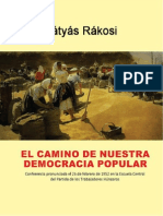 EL CAMINO DE NUESTRA DEMOCRACIA POPULAR