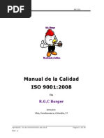 Manual de Calidad Empresa R.G.C Burger S.A.S