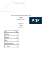 Effect of Different Anions On Amylase Digestion of Starch