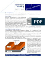 Aluminium Etching MicroChemicals PDF