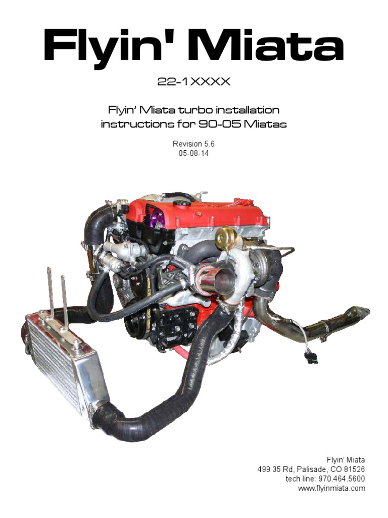 All Turbos, Flyin' Miata Turbo Installation PDF Turbocharger