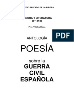 Poesía Sobre La Guerra Civil Española - Antología