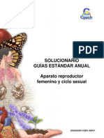 2014 Solucionario Guía Aparato Reproductor Femenino y Ciclo Sexual