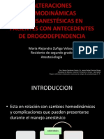 Alteraciones Hemodinámicas Transanestésicas en Pacientes Con Antecedentes De