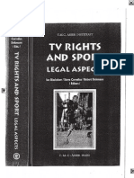 TV Rights and Sport - Legal Aspects