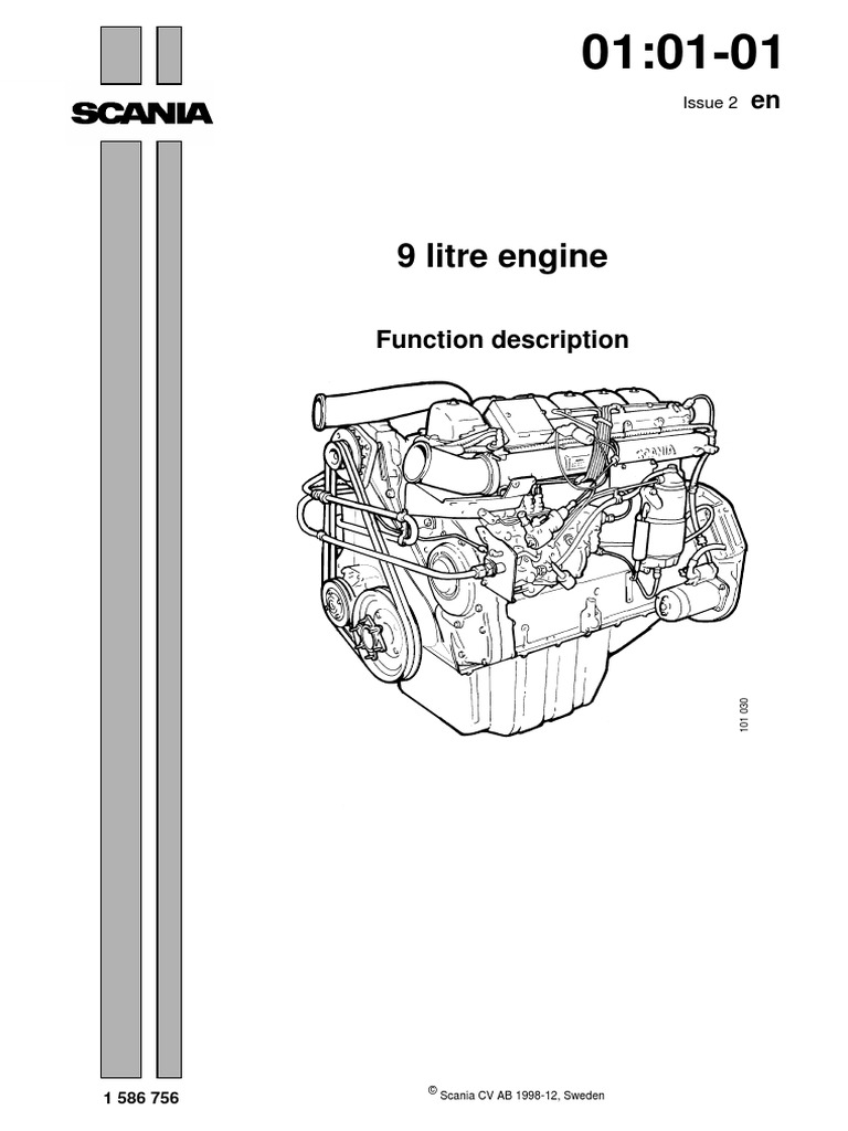 SCANIA 9 Liter Engine Function Description Internal Combustion Engine