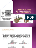 Cimentaciones Superficiales